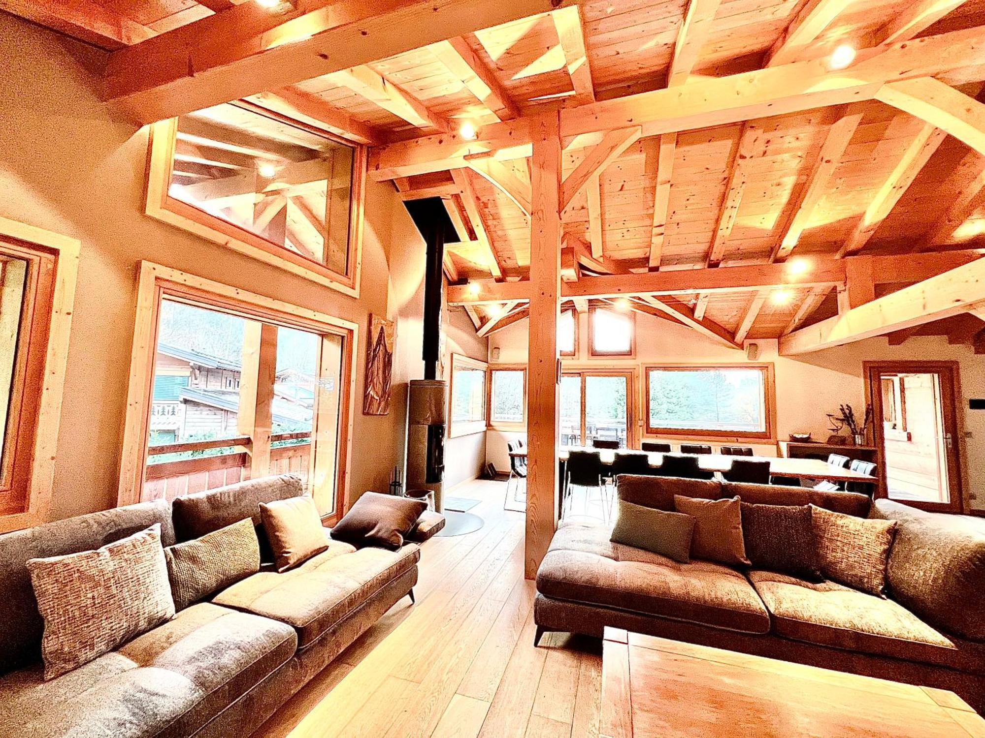 Chalet Isabelle Mountain Lodge 5 Star 5 Bedroom En Suite Sauna Jacuzzi Chamonix Exteriör bild